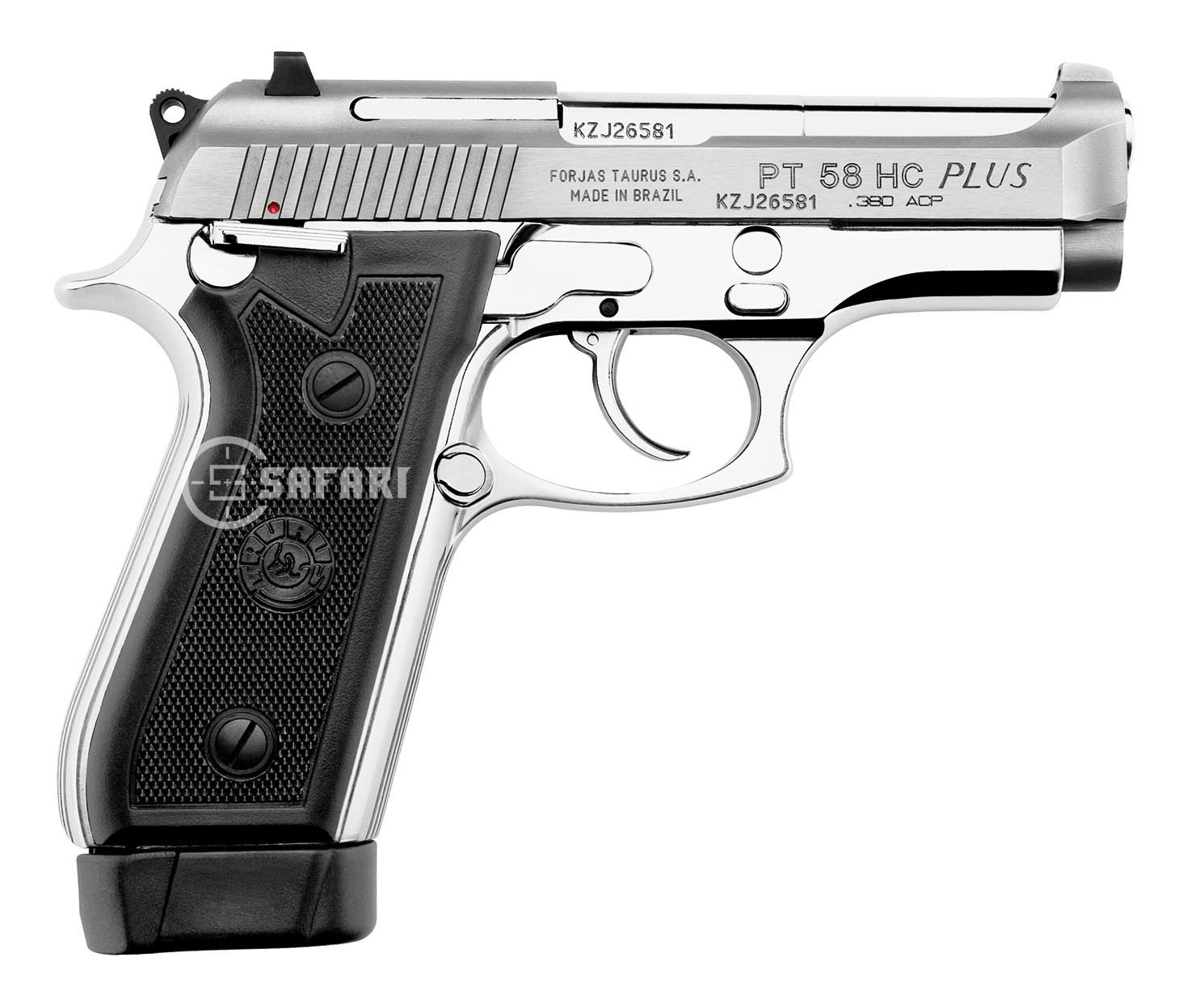 PISTOLA TAURUS PT 58 HC PLUS - CAL 380 - INOX - 2534